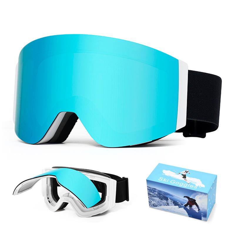 Alpine Skiing goggles high definition anti-fog fashion ski glasses