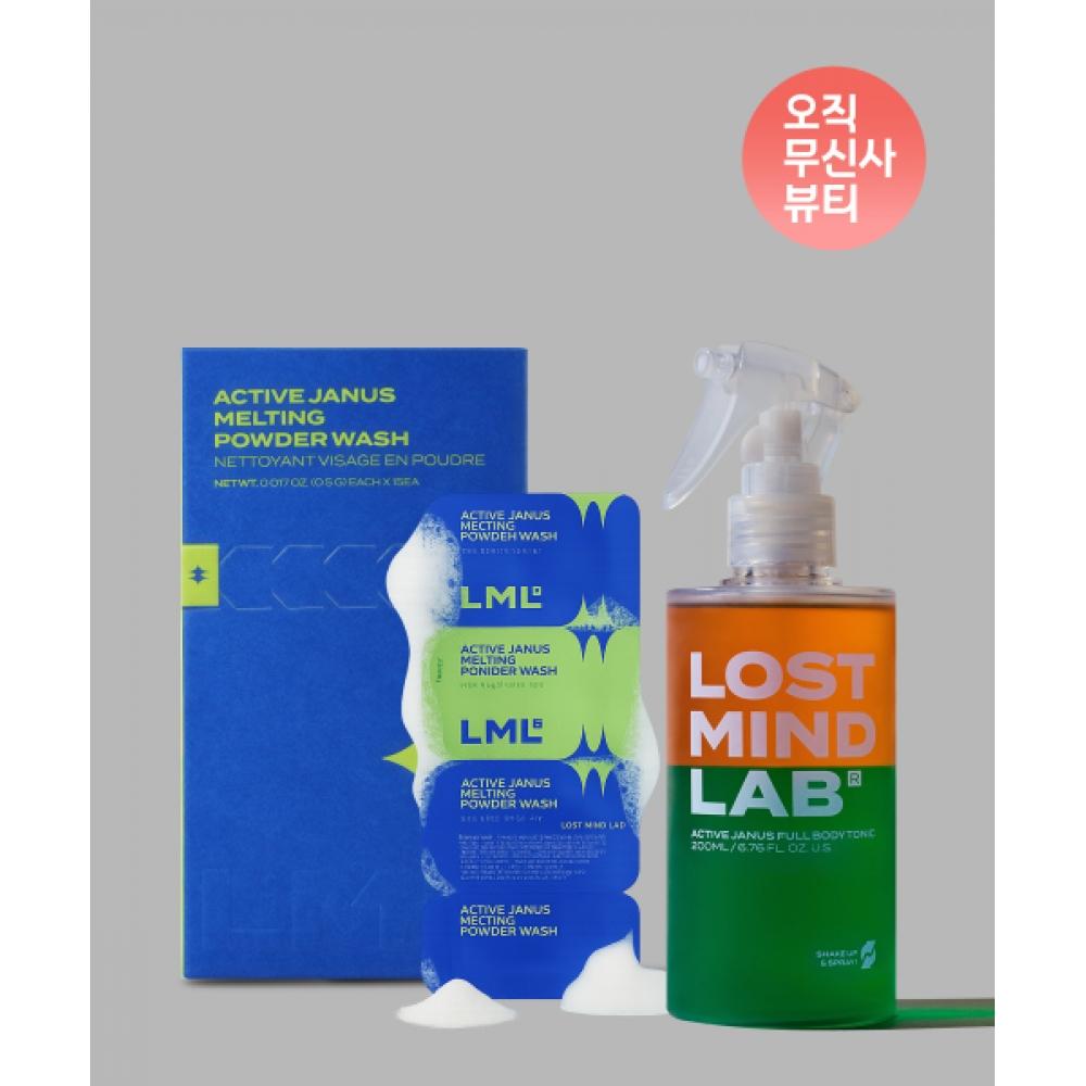 

Набор для ухода за телом Lost Mind Lab Active Janus Пудра для умывания+Тоник для тела NONE