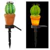 Simulation Pineapple Cactus Outdoor Garden Lawn LED Solar Lamp Landscape Light
