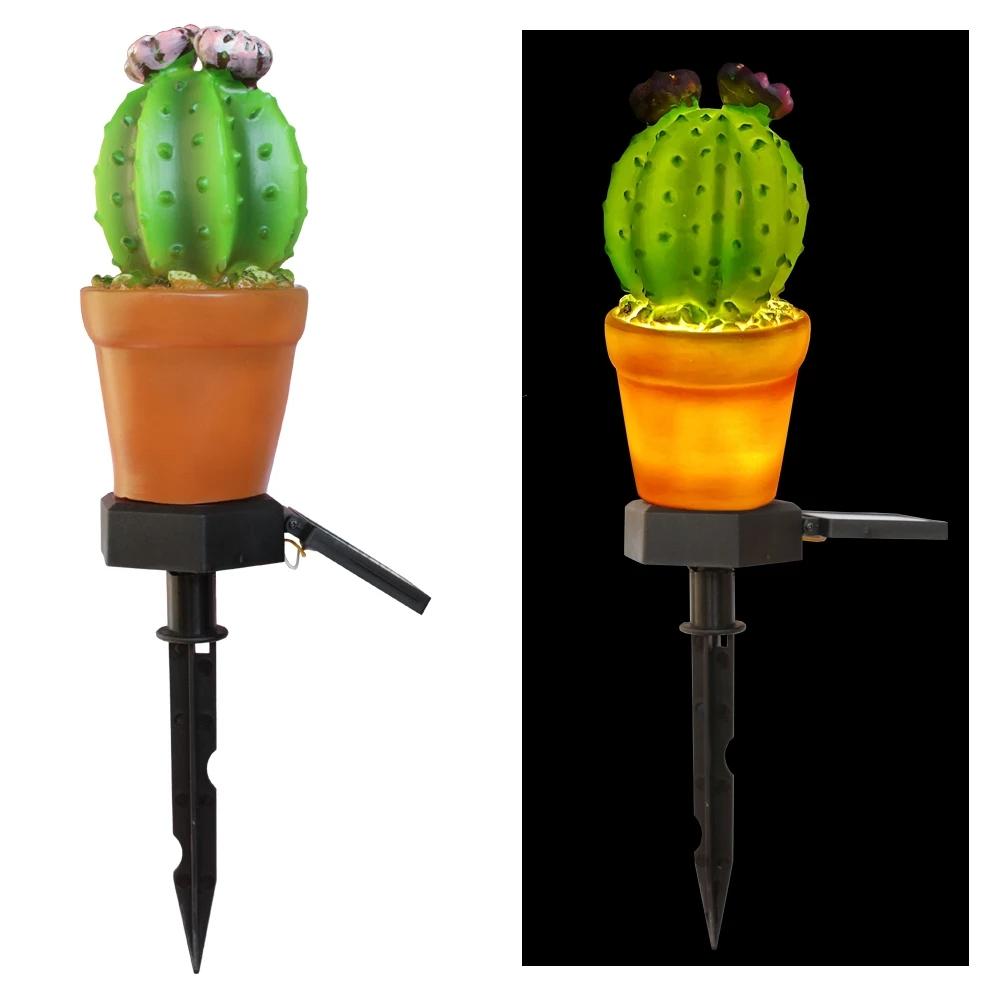 Simulation Pineapple Cactus Outdoor Garden Lawn LED Solar Lamp Landscape Light