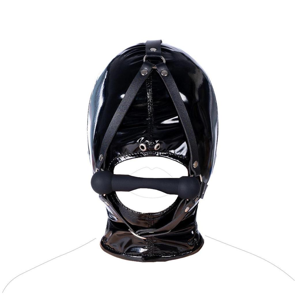 Elastic Bridle Bit Mouthpiece Headgear Mask - Kinky SM Gag for Women