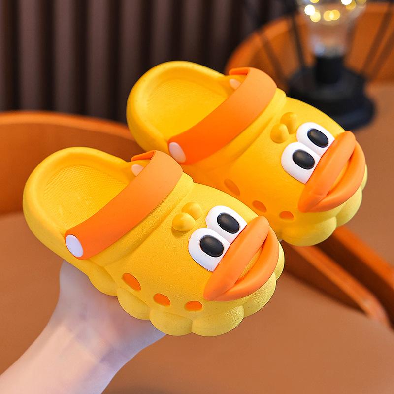 Children's Clogs Boys Summer New Boys Baby Bathroom Bath Non-Slip Indoor and Outdoor Wear Toddler Sandals Slippers