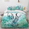Cartoon Flamingo King Queen Duvet Cover Pink Animal Bedding Set for Boys Teens Adult Wildlife Soft 2/3pcs Quilt Cover Pillowcase