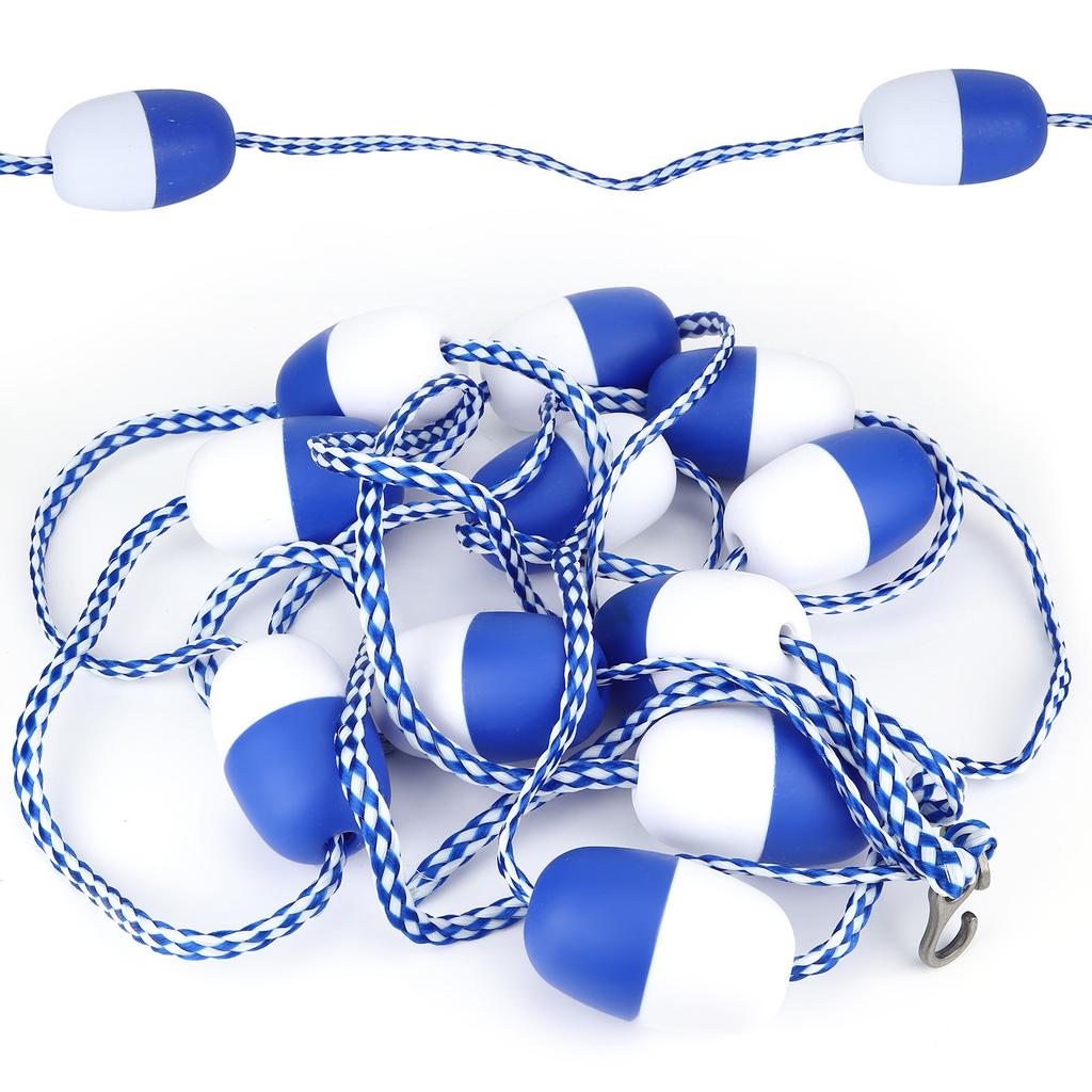 16,4ft Basenowy Lina bezpieczeństwa Lina boja pływająca Akcesoria do gorących źródeł Płytkie plaże