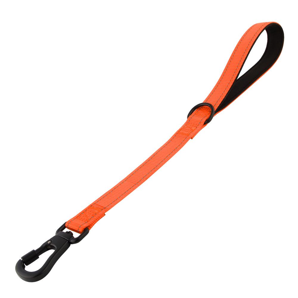 Nylon Short Training Leash for Medium and Large Dogs - Durable Traction Rope
