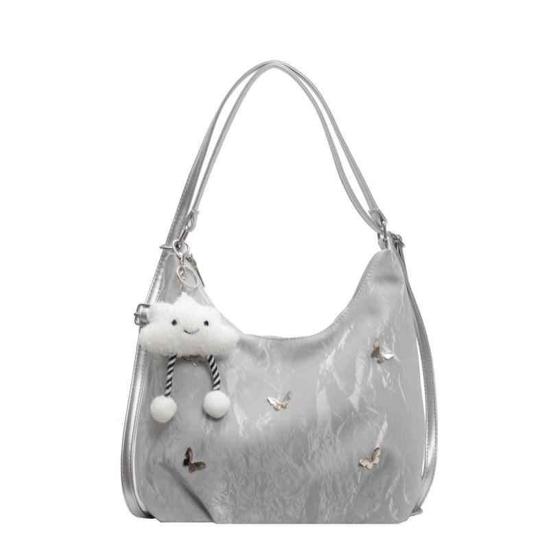 Casual Soft-faced Large-capacity Women's Backpack 2025 New Trendy Summer Commuter Shoulder Messenger Bag Multi-purpose Rear Backpack