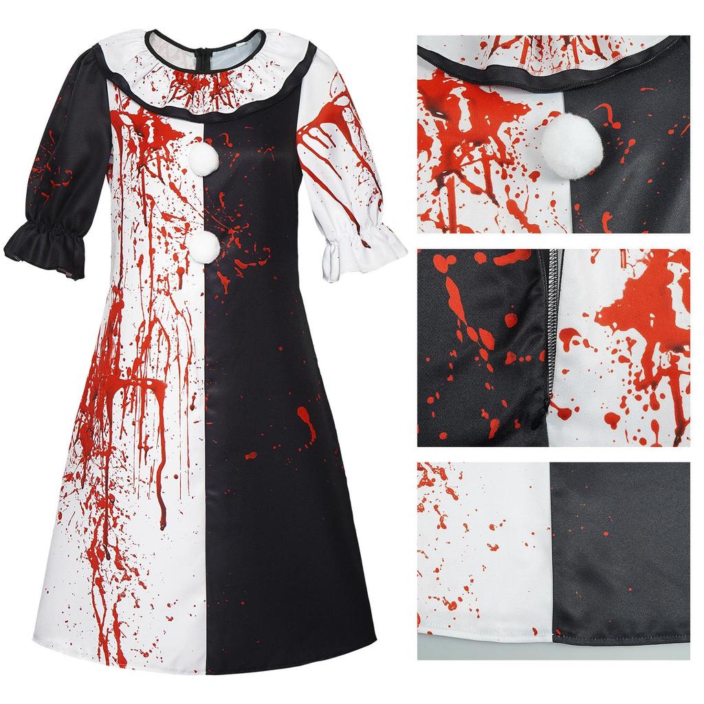IT Chapter Two Horror Clown Halloween Cosplay Costume