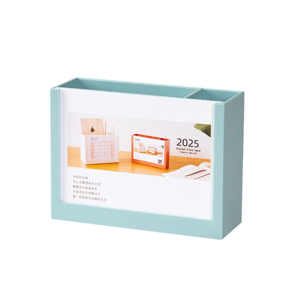 Multi-Function Desk Calendar Organizers Creative Pencil Storage Box Desk Calendar Pen Holder  Home