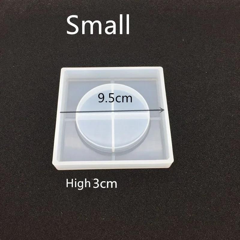 1 Pcs Square Ashtray Silicone Mold Crystal Ultraviolet Resin Plastic DIY Making Accessories Epoxy Handmade Glue Arts Crafts