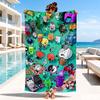 Colorful Dream Island Collage Beach Towel, Microfiber Beach Towel, Perfect For Pool, Beach, Travel, Home Decor Beach Party Fan gifts