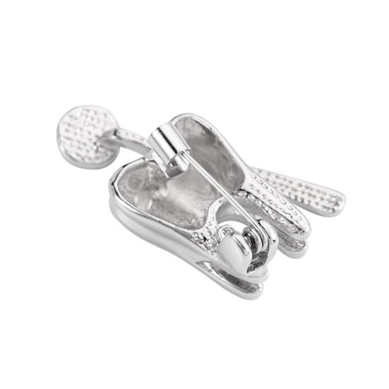 Metal Badge Stylish Alloy Pin Creative Badge Brooch Oral Health Cartoon Tooth Brooch Pin Tooth Brooch Clothing Decoration