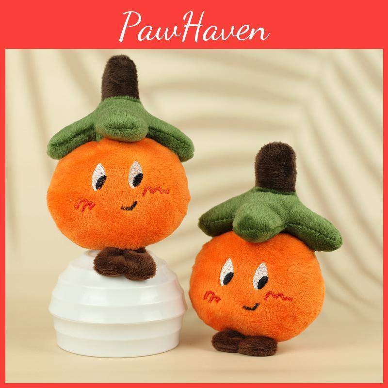 And Cuddly Sweet Orange Persimmon Plush Keychain Unique Fruit Toy For Kids Clothing Bags And