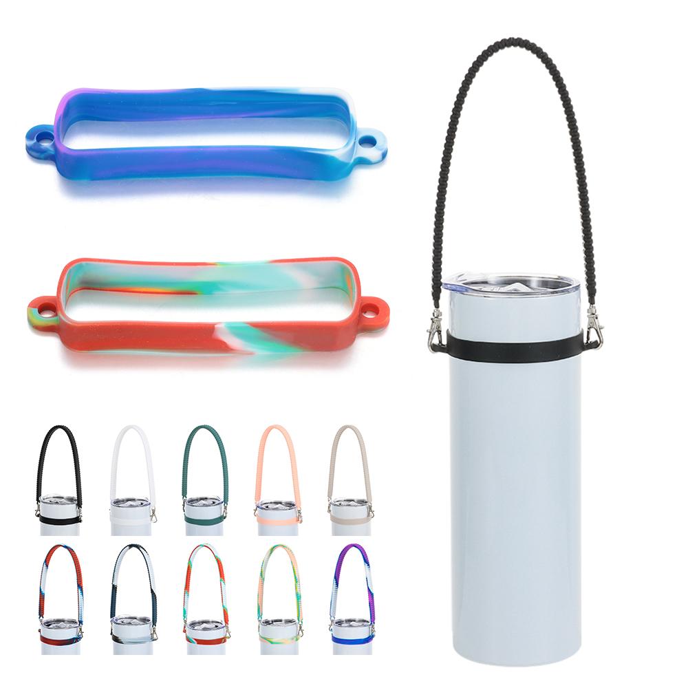 Soft Water Bottle Sling Holder Durable Water Bottle Sling with Strap New Water Cup Silicone Strap