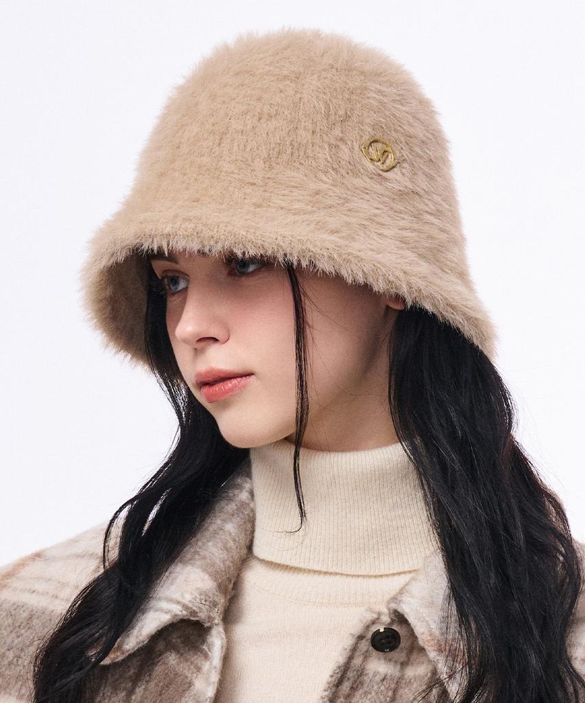 Hwaiteusaenjeu Soft Feather Knit Bucket Hat Kitchener (4 Colors)