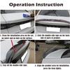 New Style Universal 3pcs Sedan Rear Trunk Tail Rear Wing Spoiler 117-127cm Adjustable DIY Refit Boot Wings Spoiler Car 2027