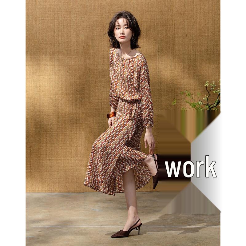 

Demana Elegant Floral Wrap Dress L