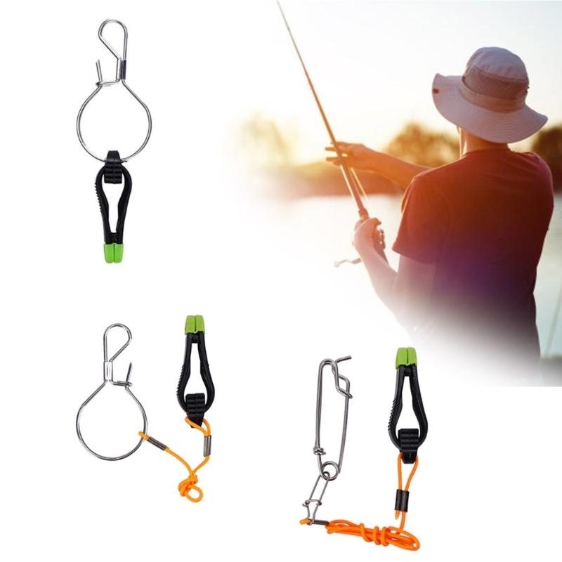 4pcs Fishing Downrigger Release Snap Fishing Tackle Weights Clip Clamp Power Grip Line Release Clip