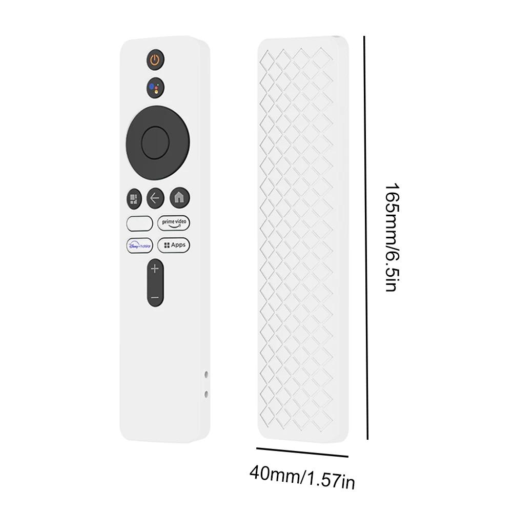 Housse de Protection en Silicone Housse de Protection pour Télécommande avec Cordon Accessoires Antichoc pour Xiaomi 4K TV MiBoX 2ème Génération