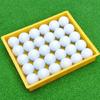 Portable Golf Practice Ball Holder Plastic Golf Ball Dispenser Tray with Hole for Outdoor Home Indoor Office Golfer