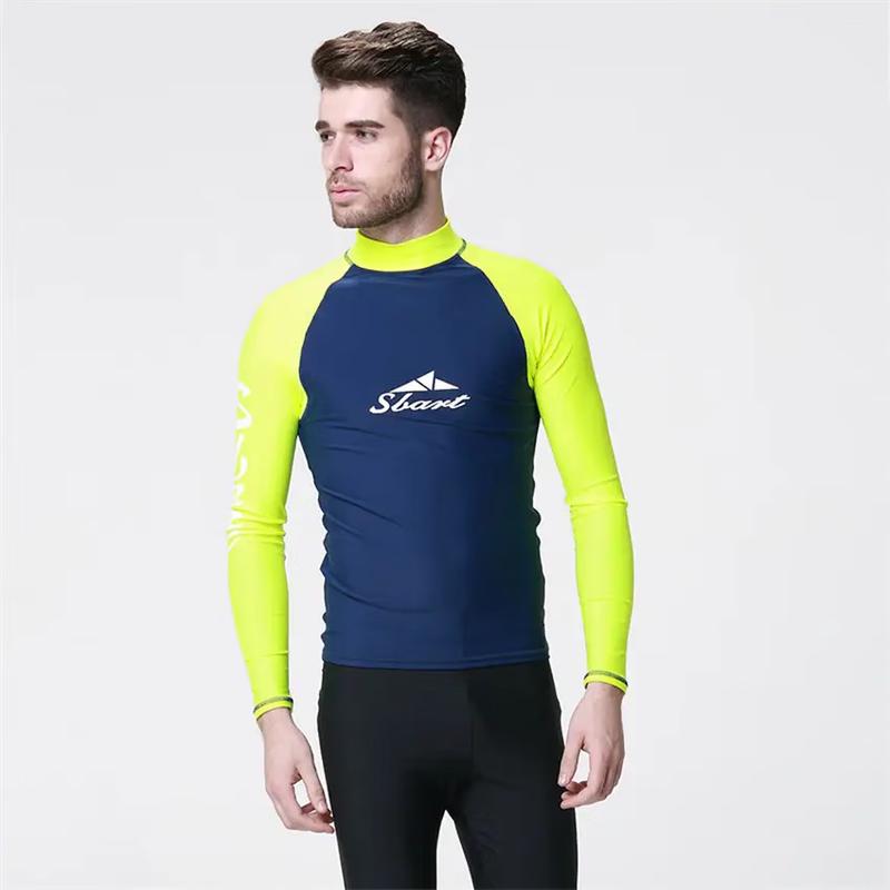 SBART Men's Long Sleeve Anti-Jellyfish Wetsuit Top