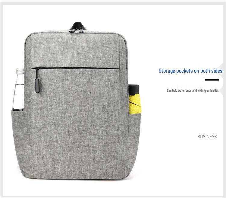 Unisex Fashion Backpack – Printed Logo, Simple Design, Fits Laptops