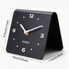 1pc Modern Silent Desktop Clock,Irregular Shape, Plastic Material, Flat Crown, Battery Operated AA, ,Classroom Battery Not Included