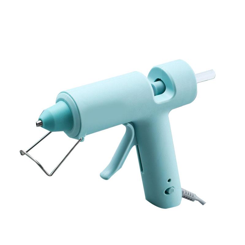 Mini Hot Glue Machine DIY Handcraft Ergonomic Rapid Melting Hot Melt Glue Tool with 10 Glue Sticks