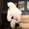 Large Polar Bear Cuddle Bear Doll Plush Toy Lying Down Bear Pillow Doll Girl Bed Soothing Rag Doll