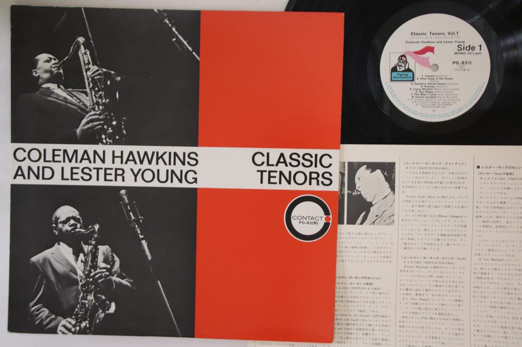 LP Record COLEMAN HAWKINS, LESTER YOUNG - Classic Tenors Vol 1 PG83 FLYING DUTCHMAN 1978 Japan Jazz Used