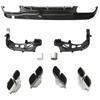 E-Class (14-16) W207 Coupe E53/E63 Rear Diffuser & Exhaust Tips for Mercedes-Benz.
