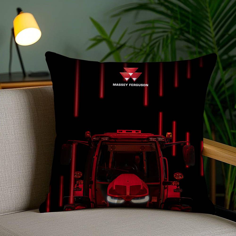M-Massey F-FergusonS Pillow Case Sofa Short Plush Double-sided HD Printing Room Home Office Gift Cushion Cover