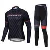 Long Sleeve Cycling Jersey Set With Matching Pants Road Mountain Bike Riding Winter Unisex