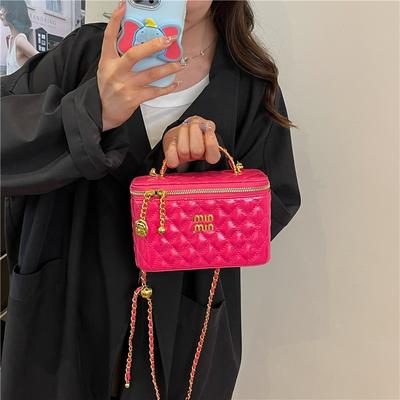 Premium handtas tas dames nieuwe mode diamanten ketting doos tas veelzijdige schouder messenger tas