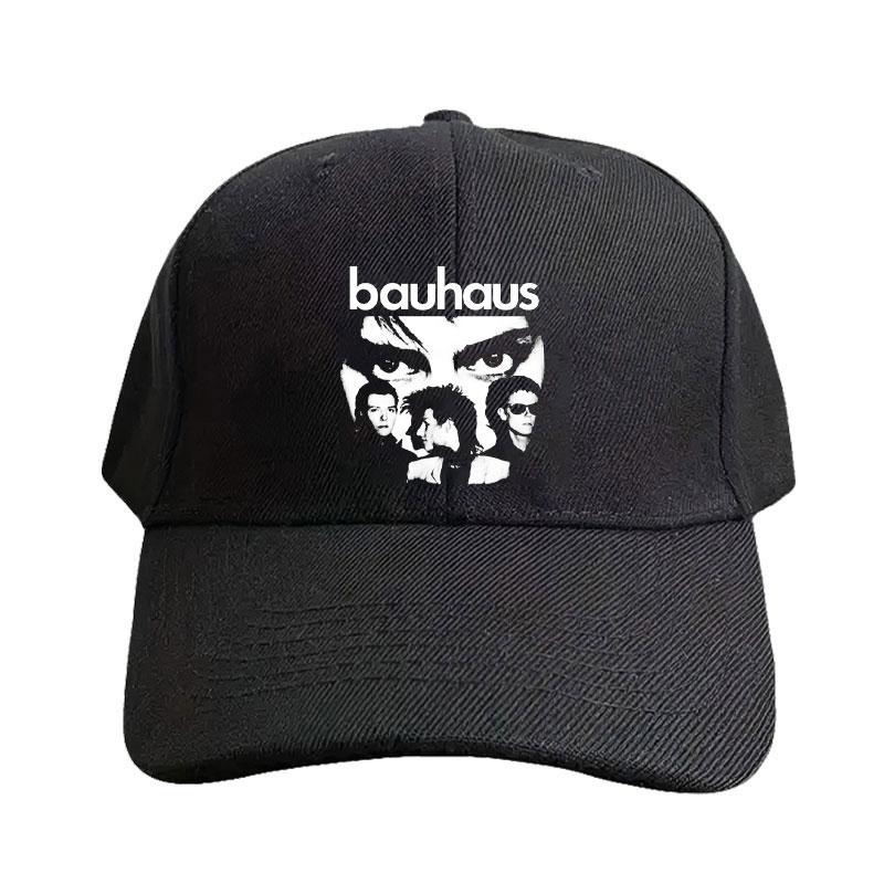 Bauhaus Music Baseball Cap Unisex Fashion Casual Gothic Rock and Roll Cotton Graphic Cap Adjustable Trucker Cap Hat Adjustable