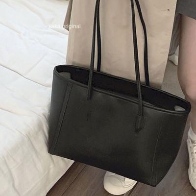 High-end Versatile Vintage Bag for Women Large Capacity Korean Commuter Shoulder Fashion Tote