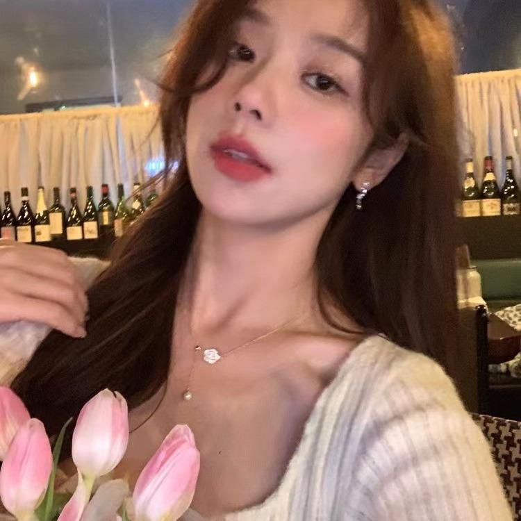 Zircon Star Earrings Women'S Niche Design High-End Stud Earrings Trendy Short Fringed Earrings