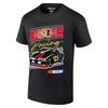 Icon Sports Offiziell Lizenziertes Nascar Fan Baumwoll-T-Shirt für Erwachsene Schwarz 552