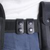 Faux Leather Belt Keeper Buckles Belt Holder with Double Snaps Button for Men Women Outdoor Sports