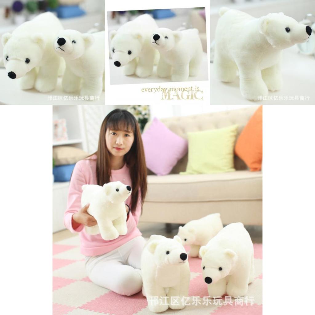 Arctic Bear Plush Toy For Creative Birthday Gift For Girls Characters Included)