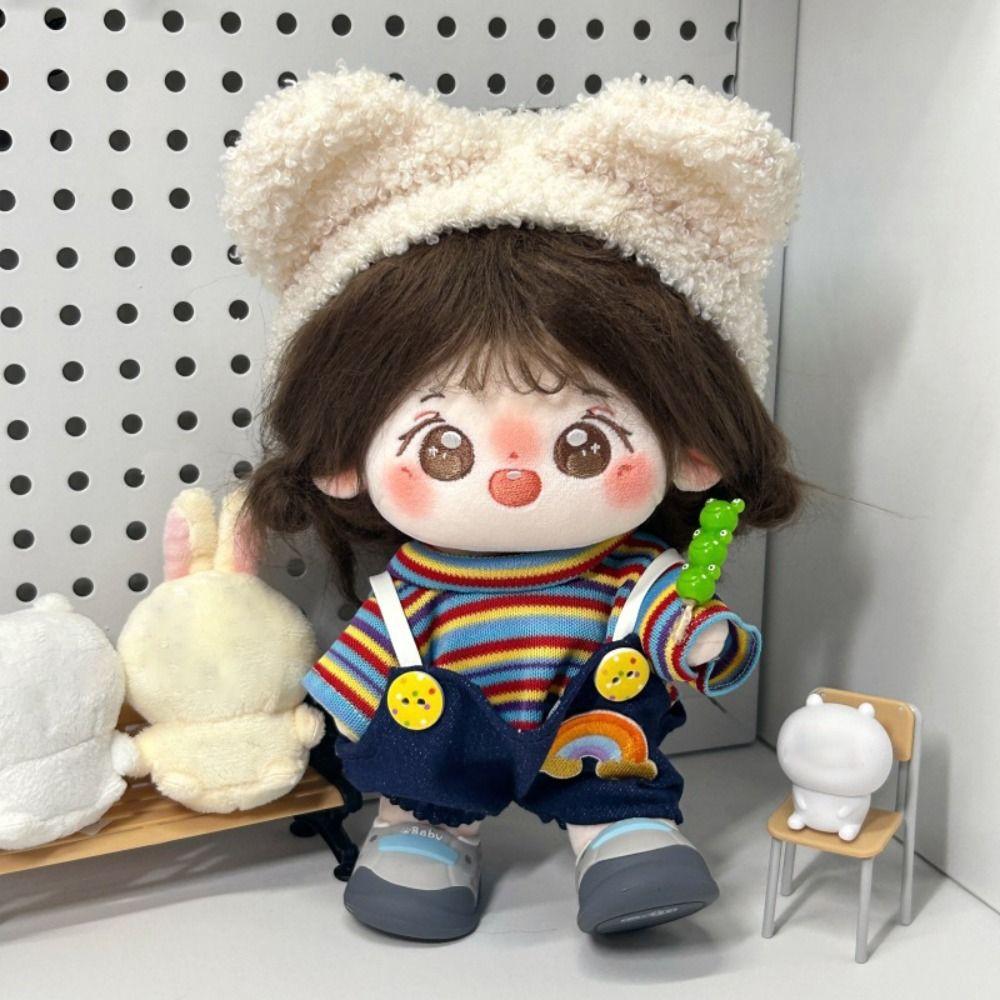 Colorful Doll Clothes DIY Miniature Dress Suit Lovely 20cm Dolls Clothing Set  BJD Doll