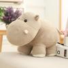 Simulation Hippo Elephant Doll Plush Toy Baby Elephant Rag Doll Zoo 8 Inch Grab Machine Doll