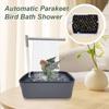 Automatic Pet Birds Parrots Bath Circulating Water Bathtub USB Electric Parakeet Bathtub Shower Fountain birds supplies