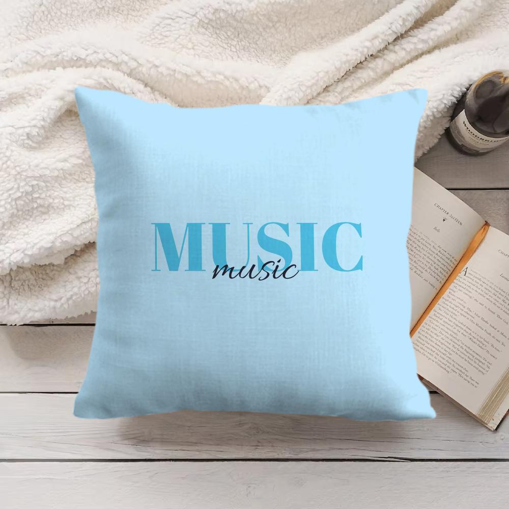 Simplicity Pattern Love Cushion Cover Silky Short Plush Invisible Zipper Dustproof Sofa Pillow Case For Home Decor