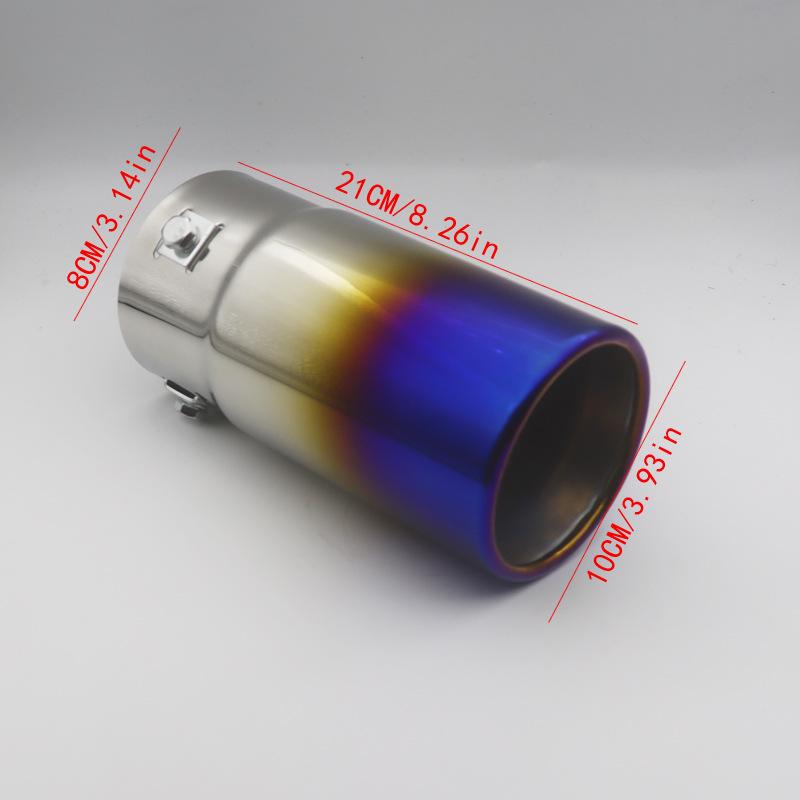 Stainless Steel Tailpipe for Crown 07-17, Camry 10-18, Reiz S6 18, Prado 2700