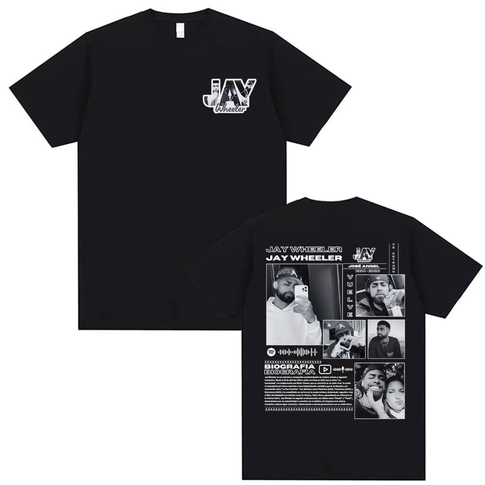 Rapper Jay Wheeler Vuelve Album Cover Tee Shirt Mens Women Fashion Hip Hop Pop Music Summer ONeck High Quality Cotton T Shirt