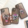 Матовий чохол для Samsung Galaxy A02 A03 S A50 A70 A30 A40 A20 A7 M30S M21 M51 M32 Note 20 Чохол для телефону Милий Коала Мультяшний Ведмедик