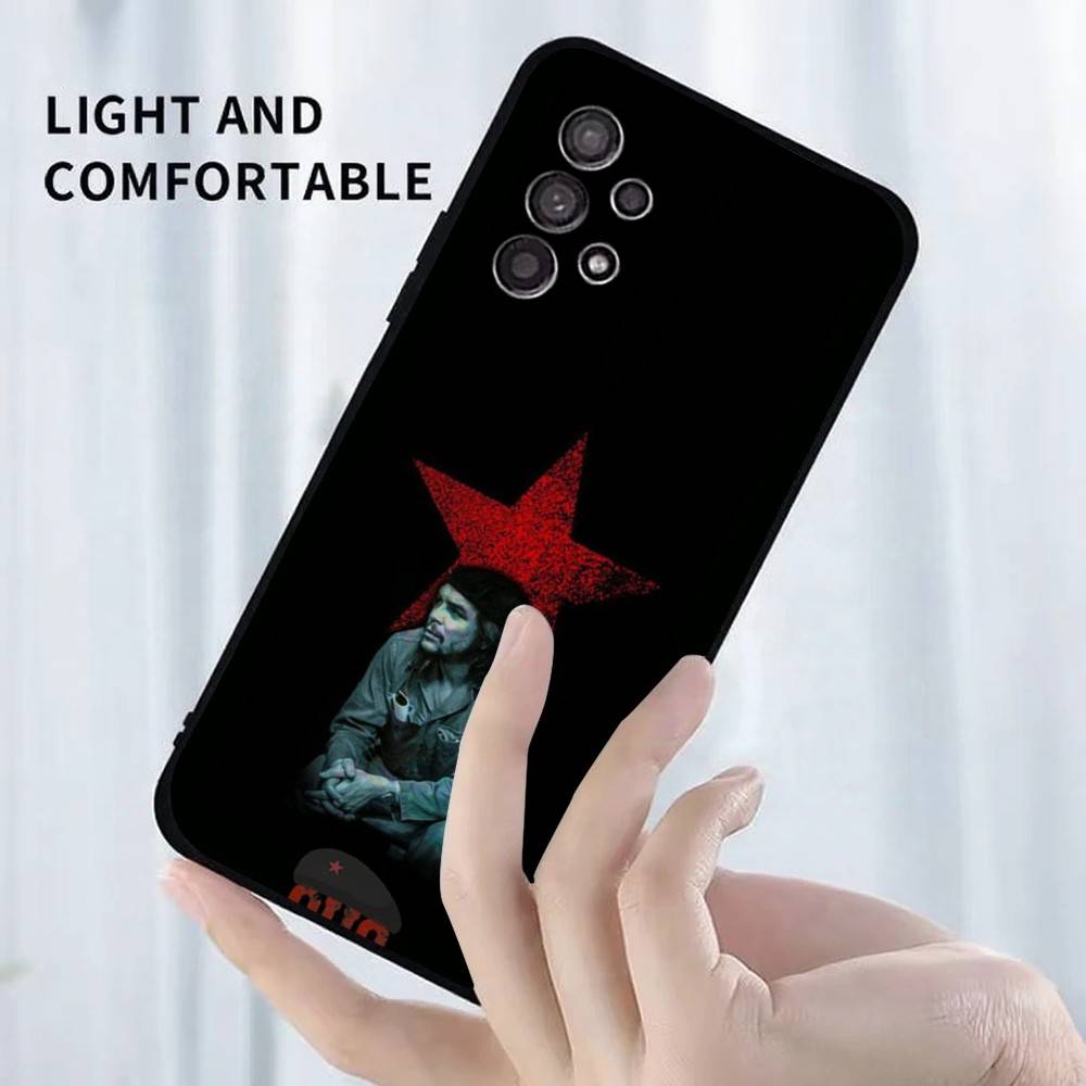 Che G-Guevara ES Phone Case For Samsung S25,S24,S23,S22,S21,S20,S10,Ultra,Plus,Lite,FE,Soft Silicone Black Cover