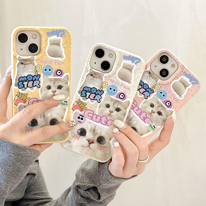 Mobile Phone Cases for iPhone 11 13 XR 15 Pro Max 12 14 Pro Max Case iPhone 16 7 Plus 8 Plus XS Max Degradable and Environmentally Friendly Anti-fall