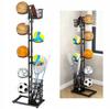 7 Ball Stand Multi-Tier Storage Basket Organizer Art Sports