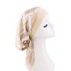 Elastic Printed Headscarf Pre-Tied Muslim Female Turban Chemotherapy Cap Hair Loss Cover Stretchy Head Wrap Bandana for Women